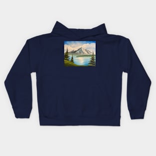 Peaceful Mountain Kids Hoodie